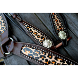 Css Cheetah Inlay Tackset- Western Bridle Set