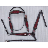 CSS Chocolate with turquoise bling detail and tooling. - Country Scene Saddlery and Pet Supplies
