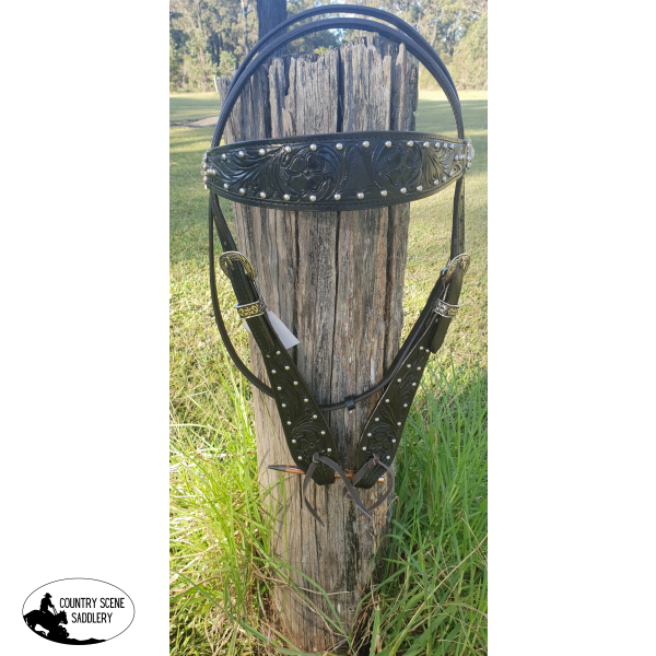 Css Floral Design Heavy Horse Custom Made Available Bridles And Breastplates