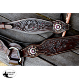 CSS Floral Tooled Headstall and Breastcollar - Country Scene Saddlery and Pet Supplies