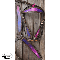 Css Galaxy Inlay Tackset- Pony Western Bridle Set