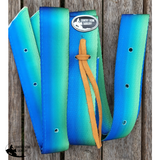 CSS Green Fade Latigo Set. - Country Scene Saddlery and Pet Supplies