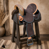 CSS Lightweight02 Buckstitched hornless Barrel Saddle - Western Saddles