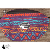 CSS Maroon Tribal Pommel Sack - Country Scene Saddlery and Pet Supplies