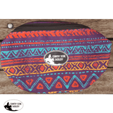 CSS Maroon Tribal Pommel Sack - Country Scene Saddlery and Pet Supplies