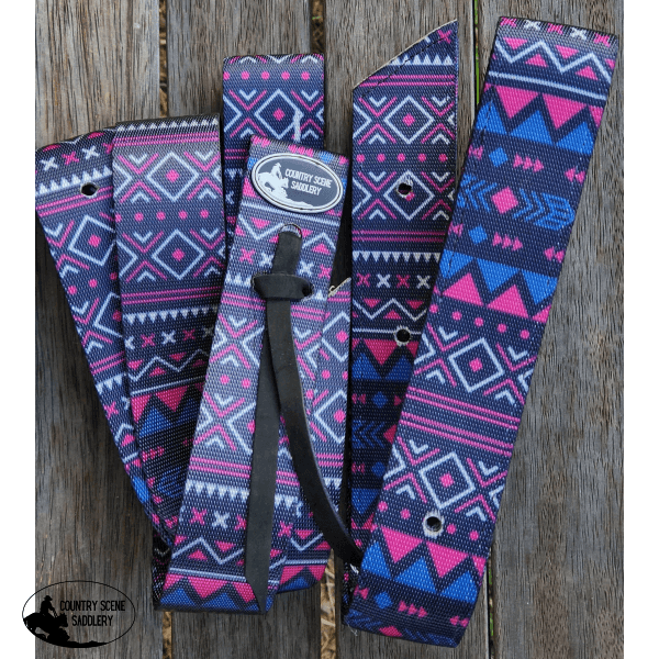 Css Navy And Pink Tribal Latigo Set.