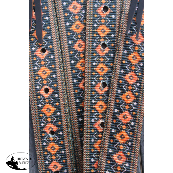CSS Orange Diamond- Style Two Latigo Set.