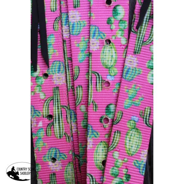 CSS Pink Cactus- Style Two Latigo Set.