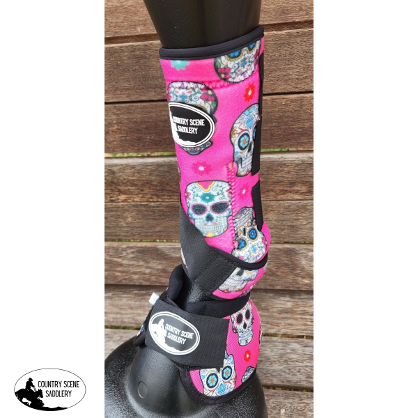 Css Pink Sugarskull Boots