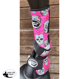 CSS Pink Sugarskull Boots - Country Scene Saddlery and Pet Supplies