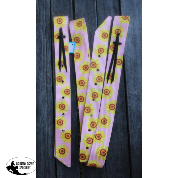 CSS Pink Sunflower- Style Two Latigo Set.