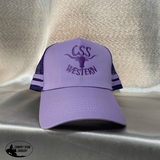CSS Pony Tail Western Cap- Lilac/ Purple - Country Scene Saddlery and Pet Supplies