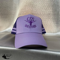 Css Pony Tail Western Cap- Lilac/ Purple