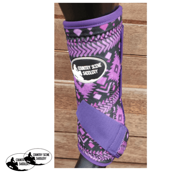 *Css Purple Diamond Boots