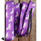 CSS Purple Unicorn Latigo Set. - Country Scene Saddlery and Pet Supplies