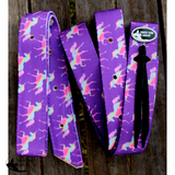 CSS Purple Unicorn Latigo Set. - Country Scene Saddlery and Pet Supplies