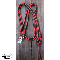 Css Split Reins- Red & Black