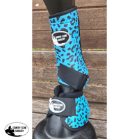 Css Teal Cheetah Boots