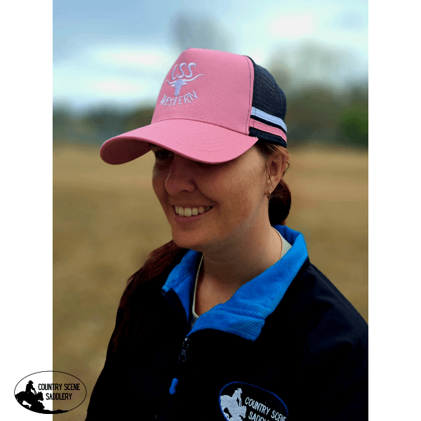 Css Western Cap- Black/ Pink