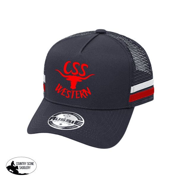 Css Western Cap- Black/ Red