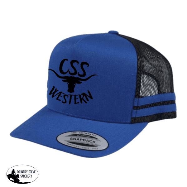 Css Western Cap- Blue/ Black