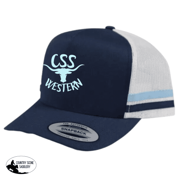 Css Western Cap- Dark Blue/ White/ Sky