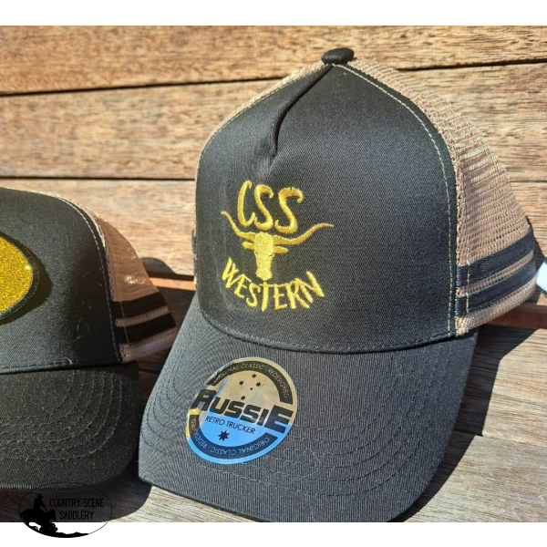 Css Western Cap- Gold Metallic Thread Caps