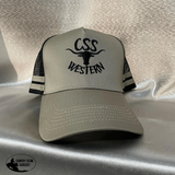 CSS Western Cap- Khaki/ Black - Country Scene Saddlery and Pet Supplies