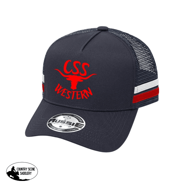 Css Western Cap- Navy/ Red