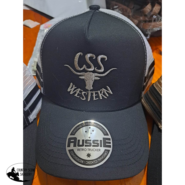 Css Western Cap- Silver Metallic Thread Caps