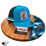 CSS Western Country Grit Country Style-Turquoise - One size fits most.