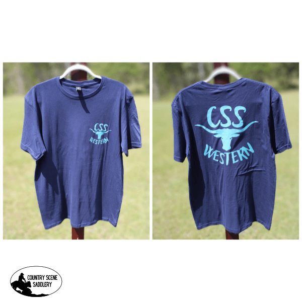 Css Western T-Shirt- Navy