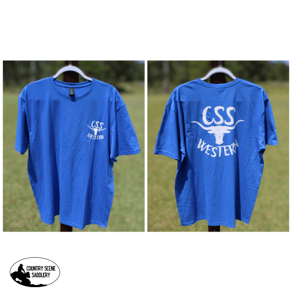 Css Western T-Shirt- Royal