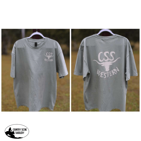 Css Western T-Shirt- Sage