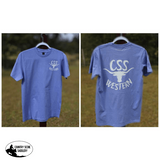 Css Western T-Shirt- Violet