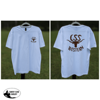 Css Western T-Shirt- White