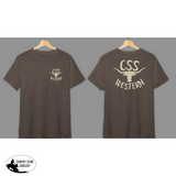 Css Western T-Shirts Unisex S / Brown Savana