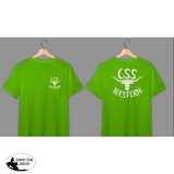 Css Western T-Shirts Unisex S / Lime