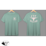 Css Western T-Shirts Unisex S / Teal Ice