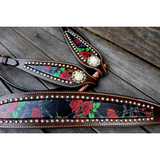 CSS33 Barbed Wire and Roses - Dark - Country Scene Saddlery and Pet Supplies