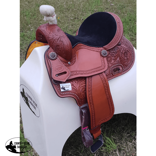 Youth Css 02 Chestnut Barrel Saddle Saddles