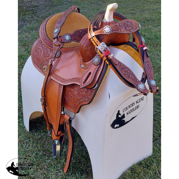 Css 02 Chestnut Barrel Saddle Saddles