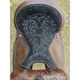 Cssb11 Rose Tooled Barrel Saddle