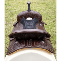 Cssb11 Rose Tooled Barrel Saddle