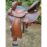 Cssb12 Horn Less Barrel Saddle With Diamond Edging