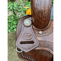 Cssb12 Horn Less Barrel Saddle With Diamond Edging