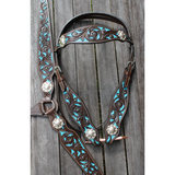 CSSB17 Hand Painted Floral Barrel Saddle - Country Scene Saddlery and Pet Supplies