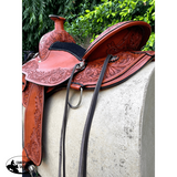 Cssw01 Wade Style Saddle Chestnut 17 Inch Western