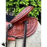 Cssw01 Wade Style Saddle Chestnut 17 Inch Western