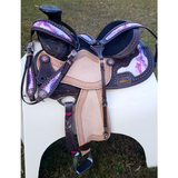CSSW02 Inlay Wade Style Saddle - Country Scene Saddlery and Pet Supplies